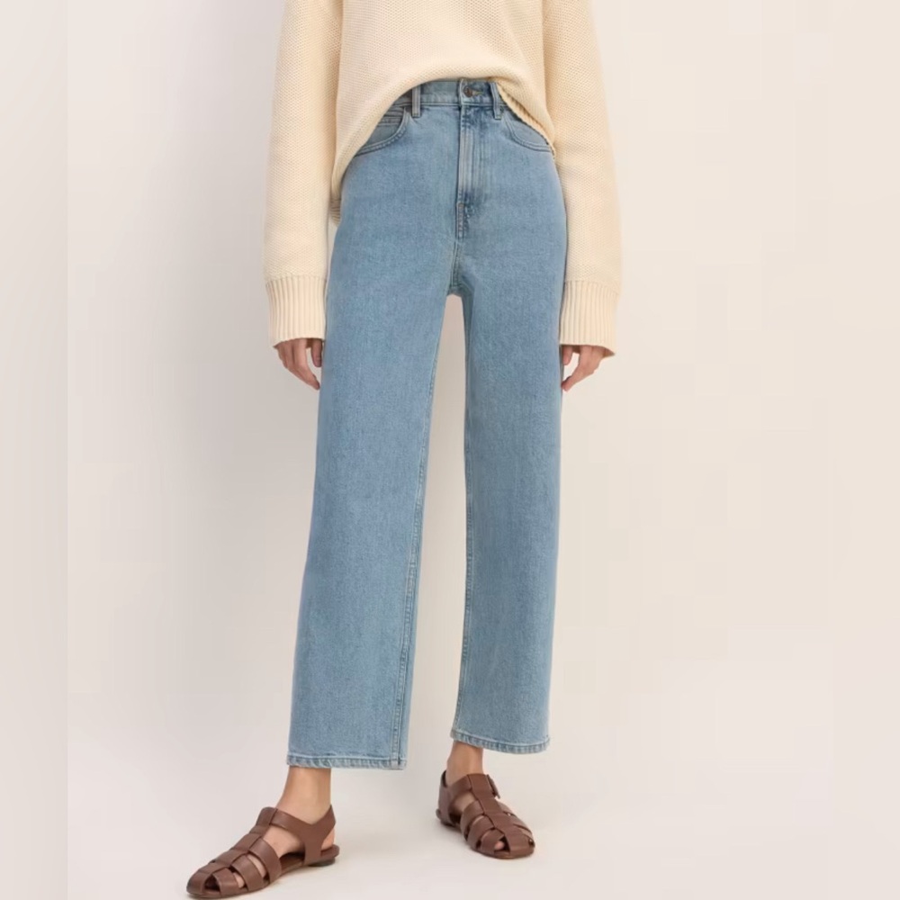 Everlane Light Wash Way High Jean Sz 27